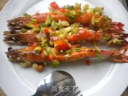 Make Apple garlic shrimp step 6