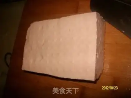 Make Red tofu in the snow step 2