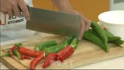 Make Skin peppers step 1