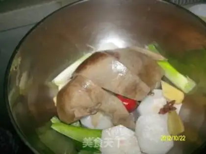 Make halogenous liver step 8