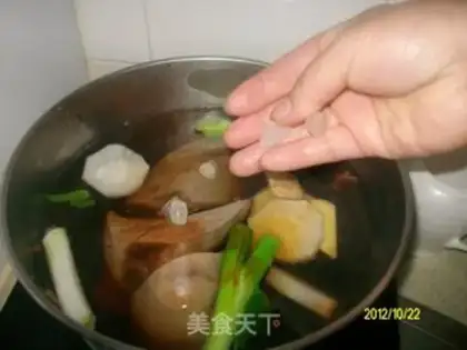 Make halogenous liver step 12