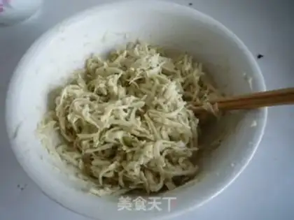 Make Green bean radish croquettes step 4