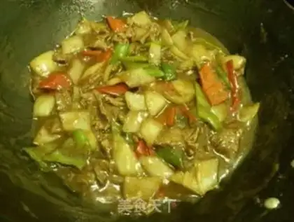 Make Herbal beef rice step 4