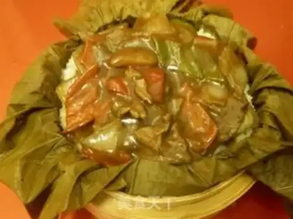 Make Herbal beef rice step 5
