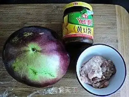 Make Meat and eggplant step 0