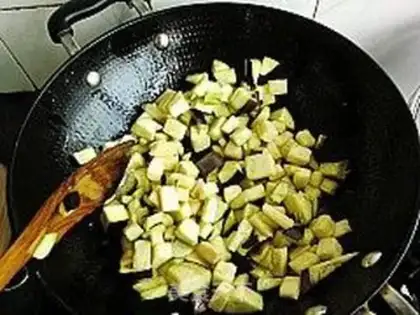 Make Meat and eggplant step 2