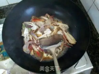 Make Spicy Fried crabs step 7