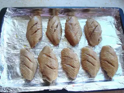 Make Honey roasted wings step 2