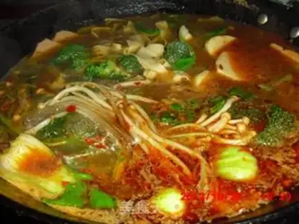 Make A winter hot pot step 13