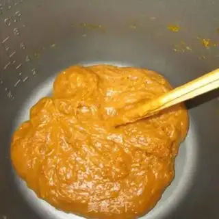 Make Pumpkin sesame cake step 2