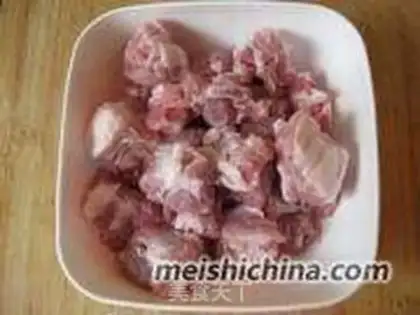 Make Sugar vinegar ribs step 1