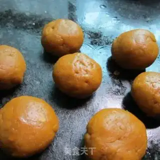 Make Pumpkin sesame cake step 5