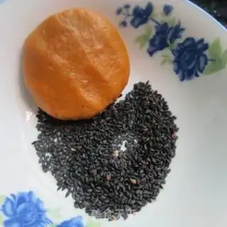 Make Pumpkin sesame cake step 8