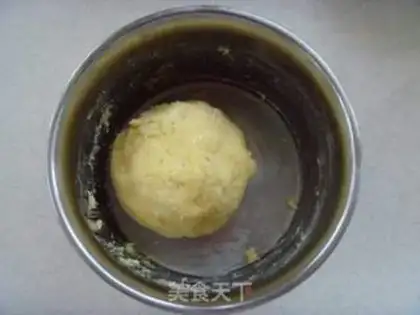 Make Gold coconut ball step 5
