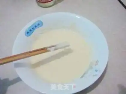 Make Banana omelet step 2