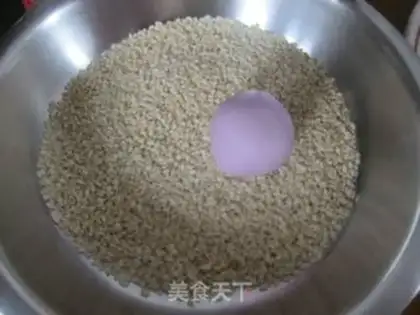 Make Potato sesame ball step 11