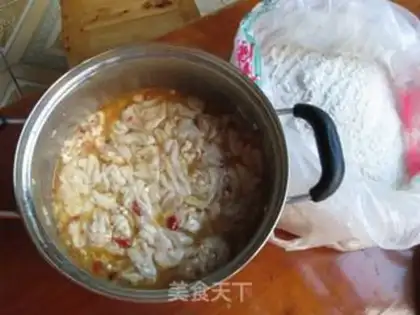 Make Powdered intestine step 2