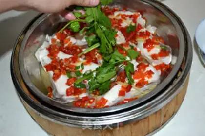 Make Pepper chopping, steaming fish step 6