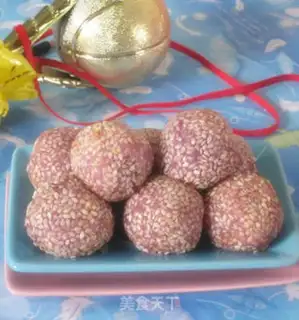 Make Potato sesame ball step 13