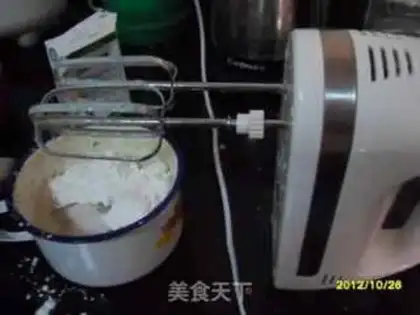 Make Chestnut milk pancakes step 1