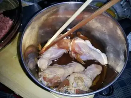 Make Garlic fried chicken wings step 0