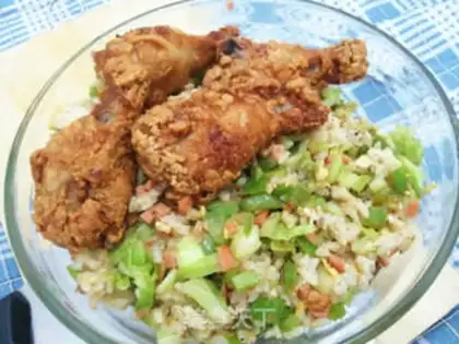 Make Garlic fried chicken wings step 2