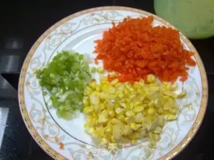 Make Onion potatoes step 1