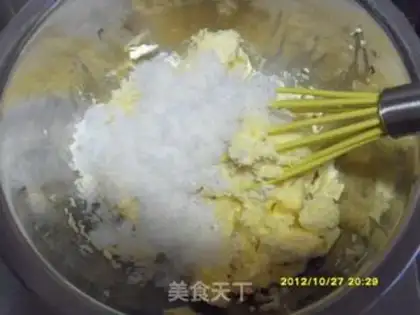 Make Milky gold cake step 2