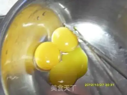 Make Milky gold cake step 3