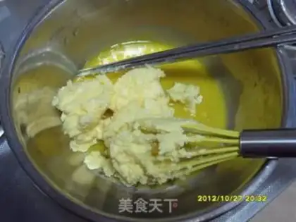 Make Milky gold cake step 4