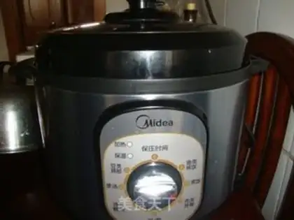 Make Dry bean rice steam step 6