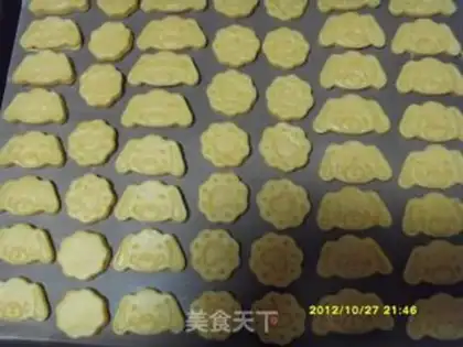 Make Milky gold cake step 10