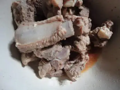 Make Soy sauce and ribs step 2