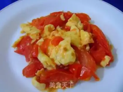 Make Tomato eggs and rice step 2