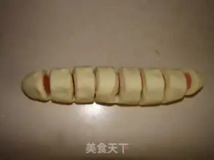 Make Sausage flower bread step 5