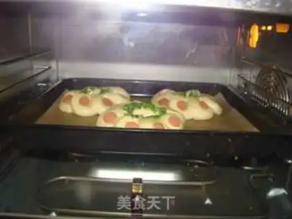 Make Sausage flower bread step 10