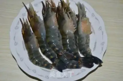 Make Garlic shrimp step 1