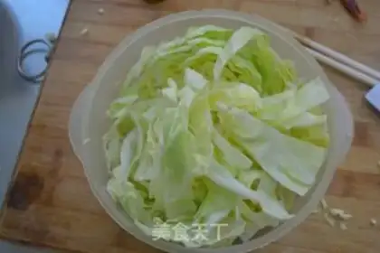 Make Piggy cabbage step 2