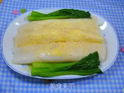 Make Egg intestines step 11