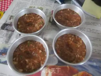 Make Meatloaf steamed eggs step 4