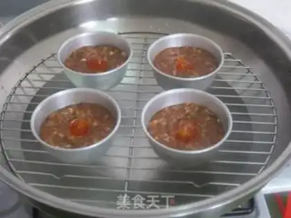 Make Meatloaf steamed eggs step 6
