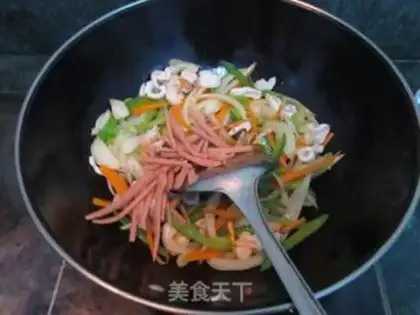 Make Japanese seafood urn step 7