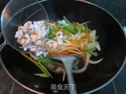 Make Japanese seafood urn step 8