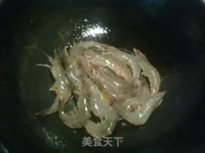Make Shrimp with red oil step 2