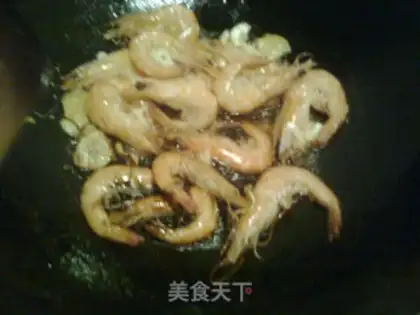 Make Shrimp with red oil step 4