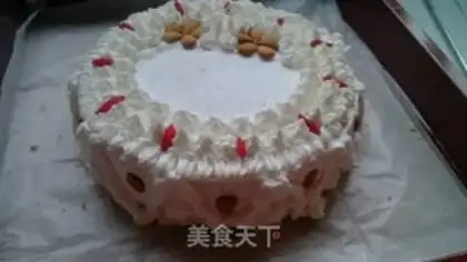 Make Making cake with your own hands step 8