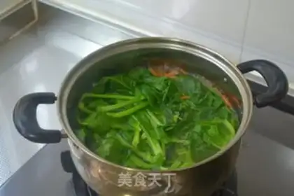 Make Vegetable spinach step 3