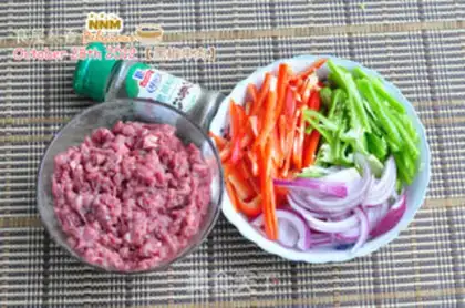 Make Black pepper beef step 0