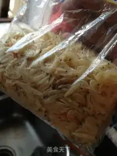 Make Pooh, shrimp step 1