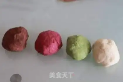 Make Color cookies step 1